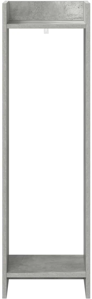Augalų stovas Betono pilka 30 x 30 x 100 cm Apdirbta mediena