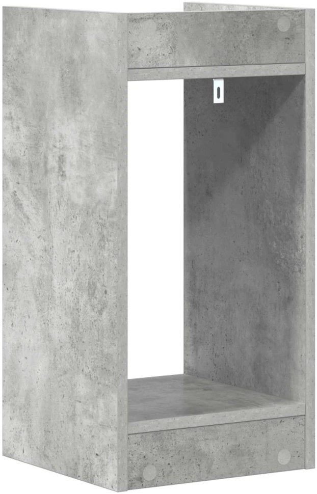 Augalų stovas Betono pilka 30 x 30 x 60 cm Apdirbta mediena
