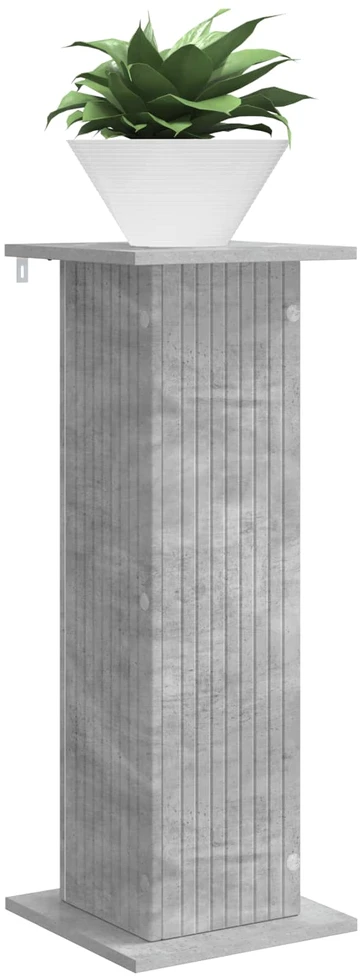 Augalų stovas Betono pilka 30,5 x 30 x 80,5 cm Apdirbta mediena
