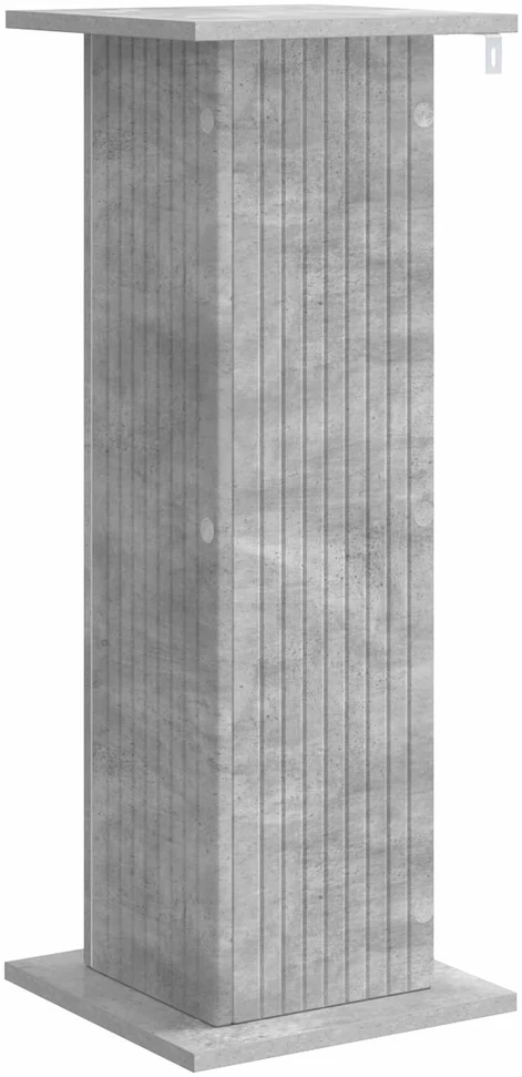 Augalų stovas Betono pilka 30,5 x 30 x 80,5 cm Apdirbta mediena