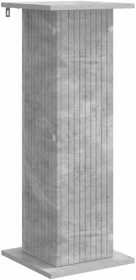 Augalų stovas Betono pilka 30,5 x 30 x 80,5 cm Apdirbta mediena