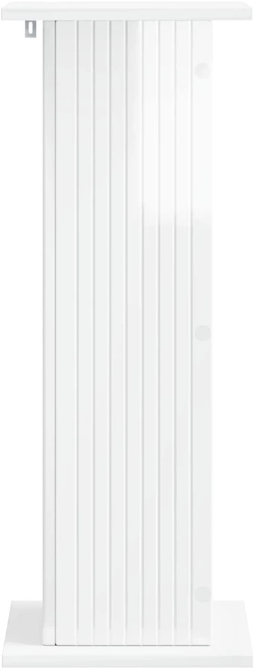 Augalų stovas Itin blizgi balta 30,5 x 30 x 80,5 cm