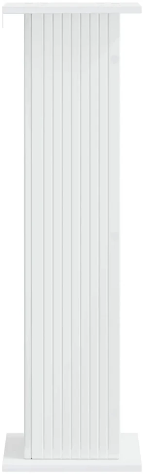 Augalų stovas Itin blizgi balta 30,5 x 30 x 100,5 cm