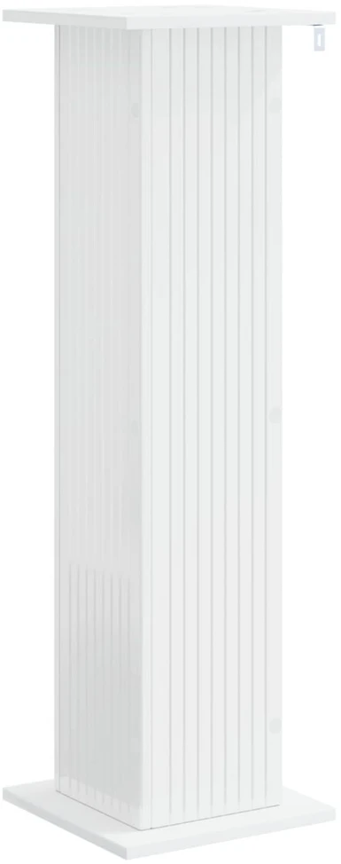 Augalų stovas Itin blizgi balta 30,5 x 30 x 100,5 cm
