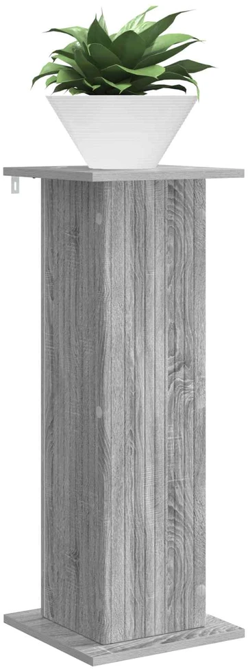 Augalų stovas Pilka sonoma ąžuolo 30,5 x 30 x 80,5 cm