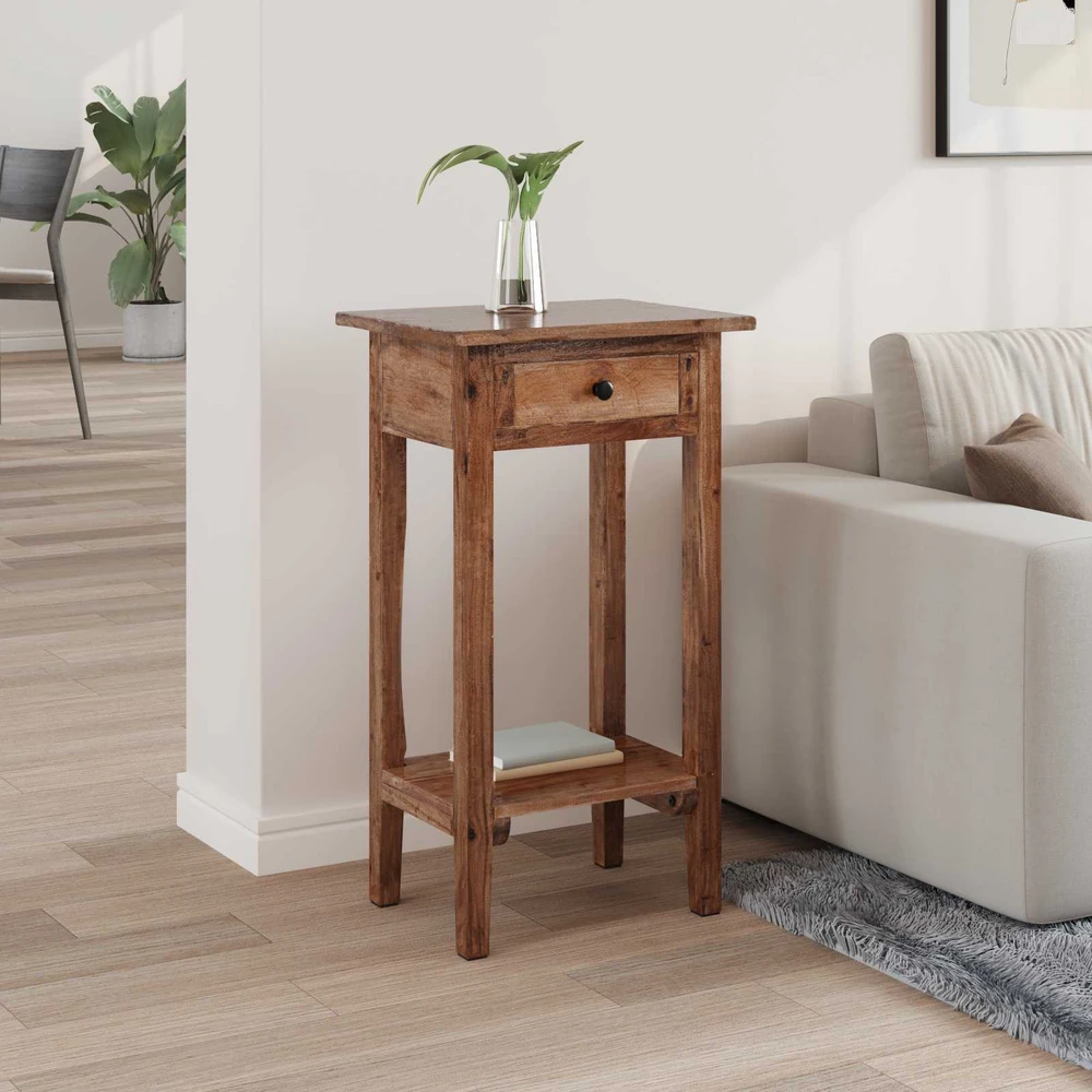 Augalų stovas Ruda 40 x 30 x 70 cm Mahogany Medis