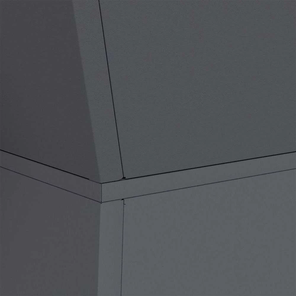 Stulpinis sodinukas 2 vnt. Antracito 35 x 35 x 73 cm