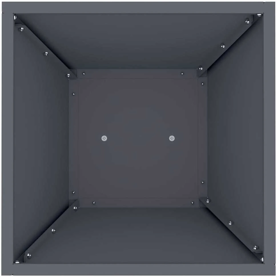 Stulpinis sodinukas 2 vnt. Antracito 35 x 35 x 73 cm
