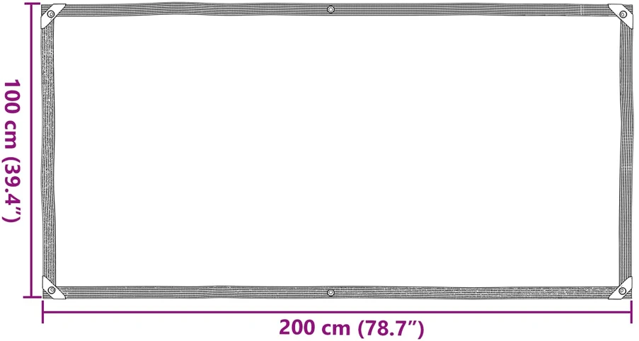 Augalų uždangalas Skaidrus 1 x 2 m PE
