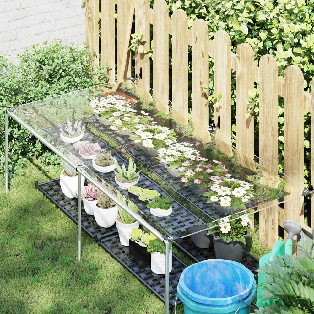 Augalų uždangalas 1 x 2 m PVC Skaidrus