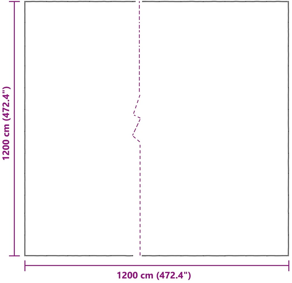 Augalų uždangalas Skaidrus 12 x 12 m PE