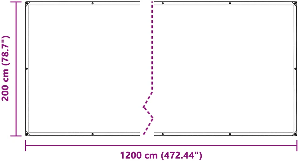 Augalų uždangalas Skaidrus 2 x 12 m PE