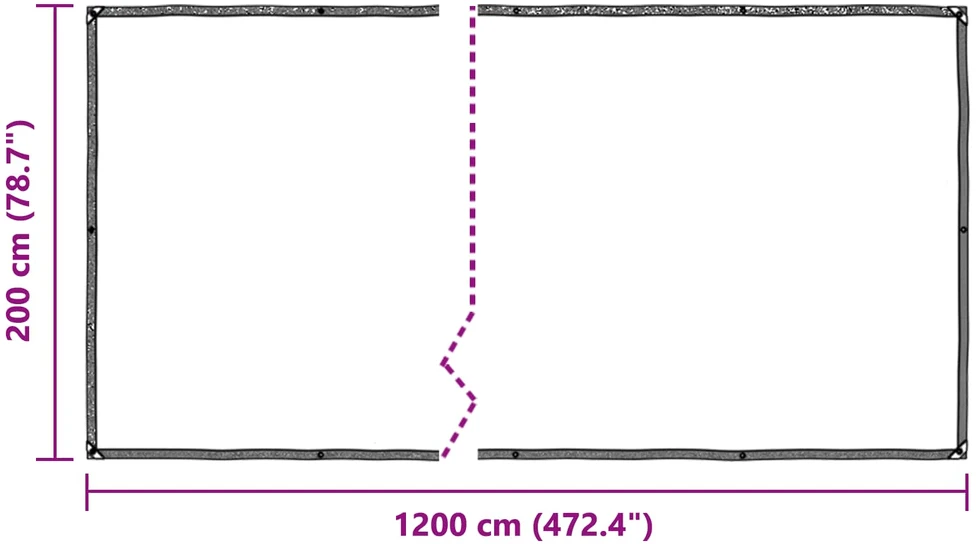 Augalų uždangalas Skaidrus 2 x 12 m PE