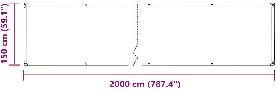 Augalų uždangalas 1,5 x 20 m PVC Skaidrus
