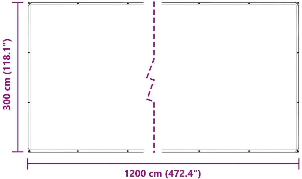 Augalų uždangalas Skaidrus 3 x 12 m PE