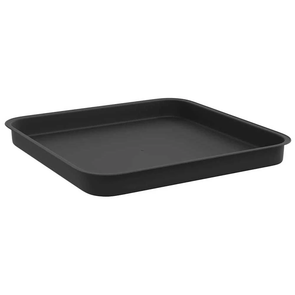 Augalų vazonai 24 vnt. Juoda Plastmasė