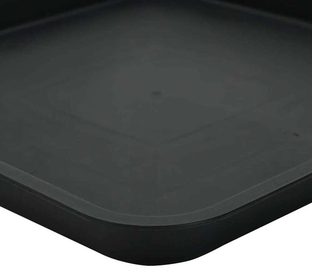 Augalų vazonai 24 vnt. Juoda Plastmasė