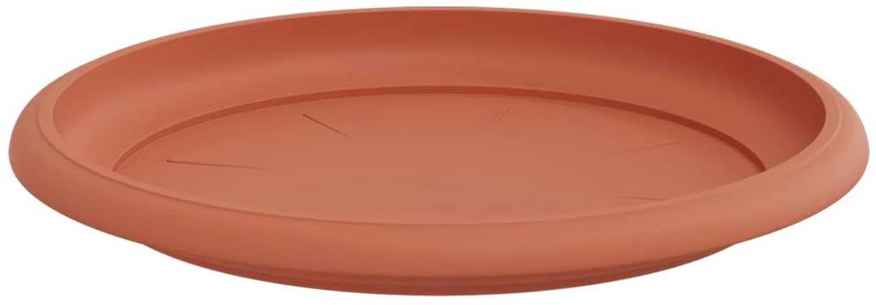 Augalų vazonai 24 vnt. Raudona plyta Ø 26 x 21.5 cm Plastmasė