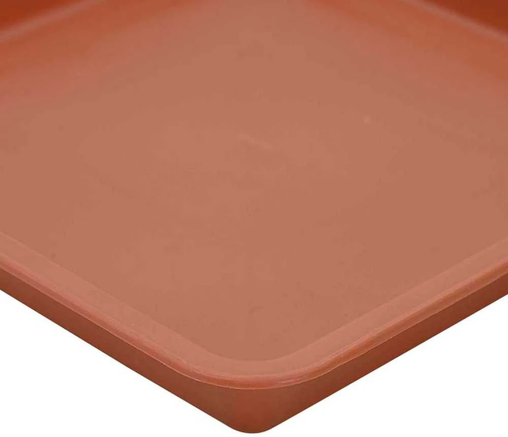 Augalų vazonai 24 vnt. Raudona plyta Plastmasė