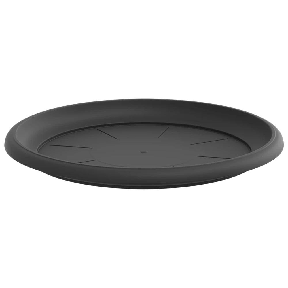 Augalų vazonai 24 vnt. Juoda Ø 39 x 32 cm Plastmasė