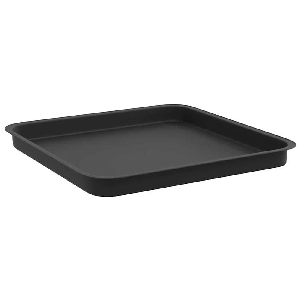Augalų vazonai 6 vnt. Juoda Plastmasė