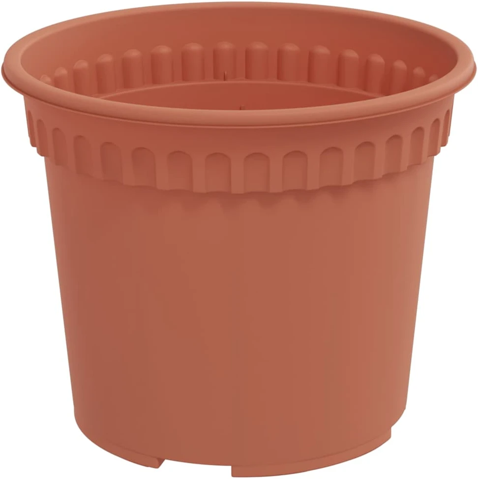 Augalų vazonai 6 vnt. Raudona plyta Plastmasė
