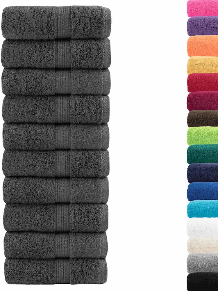 Rankšluostis Rankšluosčiai SOLUND, 50vnt., antracito, 30x30cm, 600g/m²