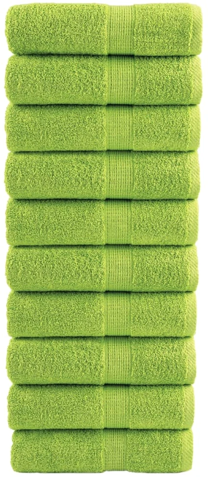 Rankšluostis Rankšluosčiai SOLUND, 10vnt., obuolio žali, 30x30cm, 600g/m²