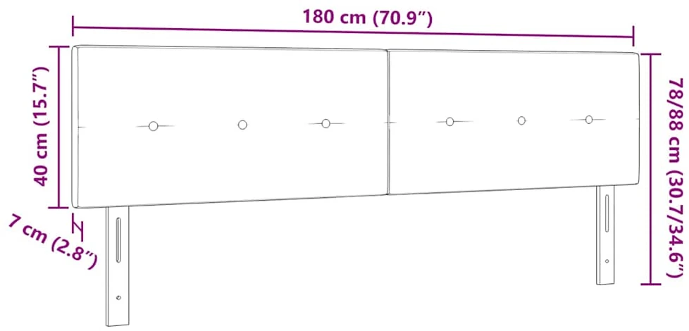 Aukščio reguliuojamas atlošas Mėlyna 180 cm audinys