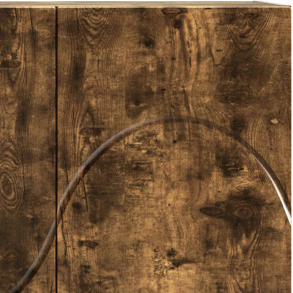 Aukšta komoda Dūminio ąžuolo 79 x 41 x 151 cm Apdirbta mediena