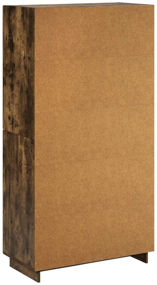Aukšta komoda Dūminio ąžuolo 79 x 41 x 151 cm Apdirbta mediena