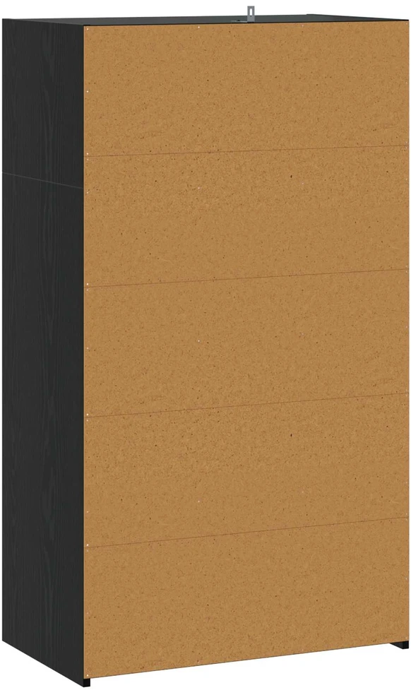 Aukšta komoda Juodojo ąžuolo 70 x 41 x 124 cm Apdirbta mediena