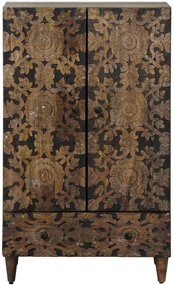 Aukšta lenta Ruda 60 x 33,5 x 100 cm Kietas mango medis