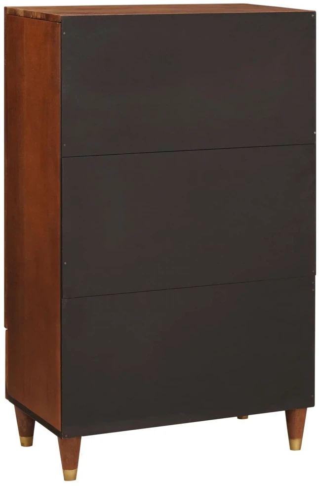 Aukšta lenta Ruda 60 x 33,5 x 100 cm Kietas mango medis