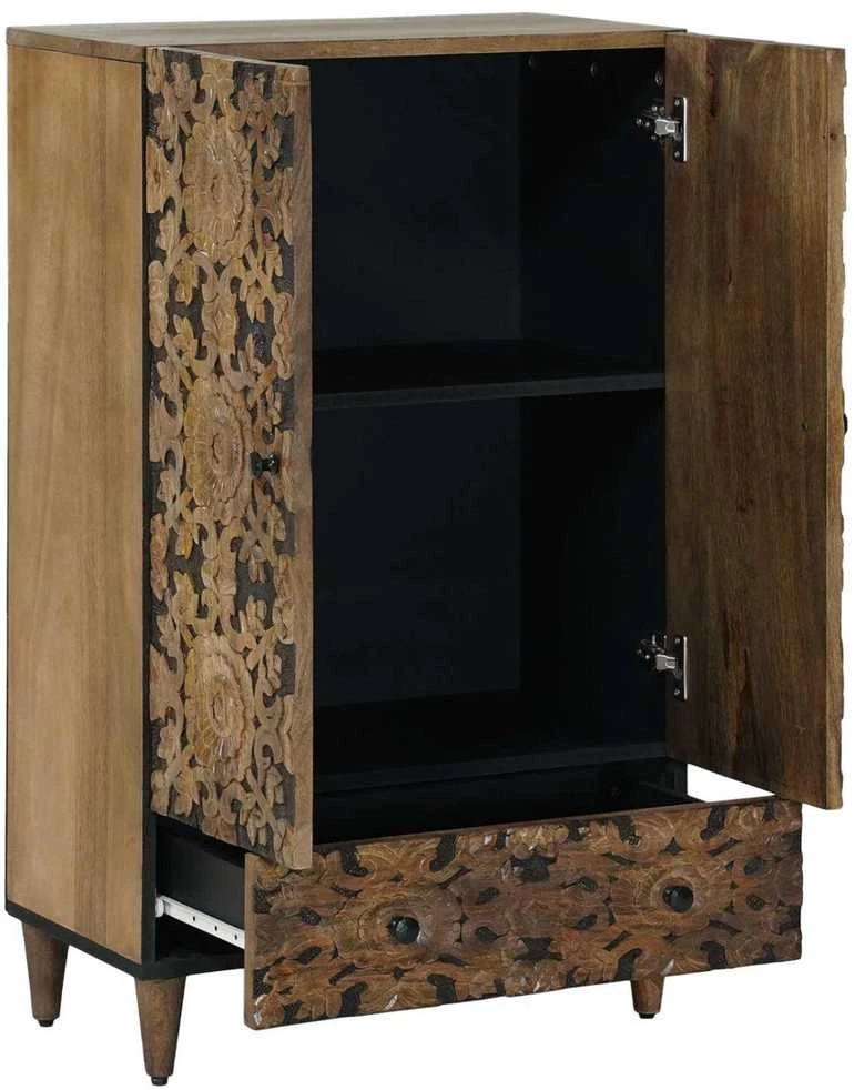 Aukšta lenta Ruda 60 x 33,5 x 100 cm Kietas mango medis