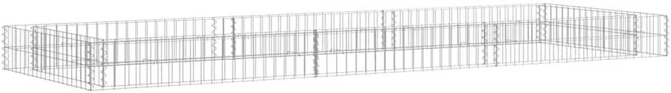Aukštas gabiono lovelis, 300x100x20cm, galvanizuotas plienas