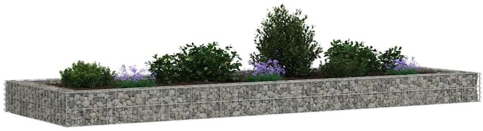 Aukštas gabiono lovelis, 300x100x20cm, galvanizuotas plienas