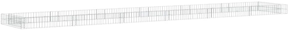 Aukštas gabiono lovelis, 600x100x20cm, galvanizuotas plienas