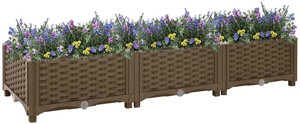 Aukštas lovelis, 120x40x23cm, polipropilenas