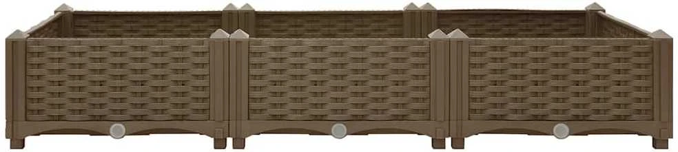 Aukštas lovelis, 120x40x23cm, polipropilenas