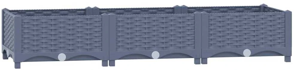 Aukštas lovelis, 120x40x23cm, polipropilenas