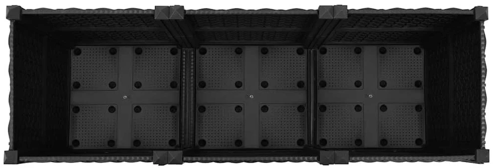 Aukštas lovelis, 120x40x38cm, polipropilenas