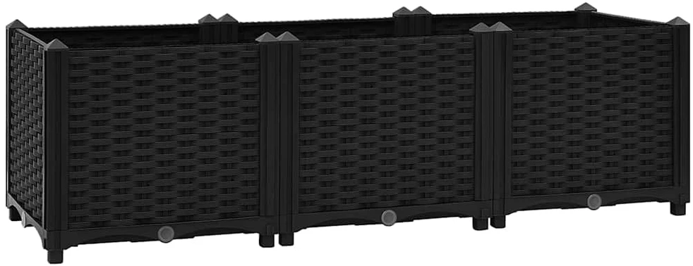 Aukštas lovelis, 120x40x38cm, polipropilenas