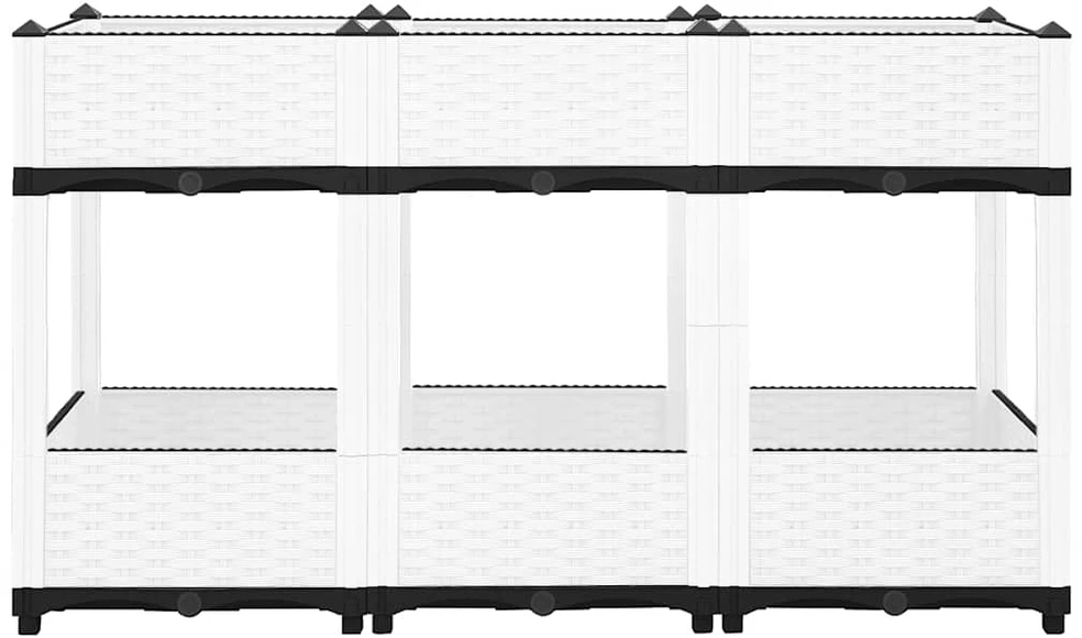 Aukštas lovelis, 120x40x71 cm, polipropilenas