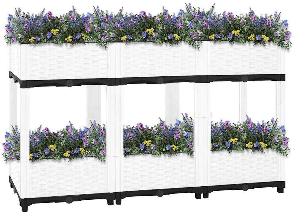 Aukštas lovelis, 120x40x71 cm, polipropilenas