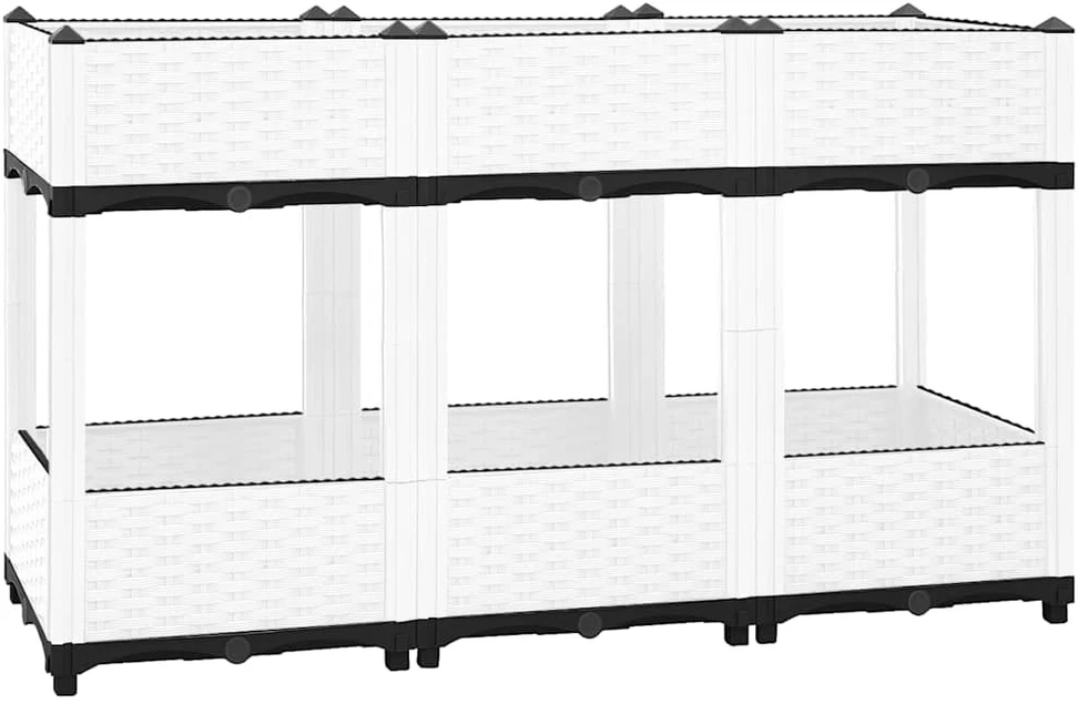 Aukštas lovelis, 120x40x71 cm, polipropilenas
