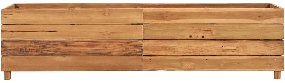 Aukštas lovelis, 150x40x38cm, perdirbtas tikmedis ir plienas