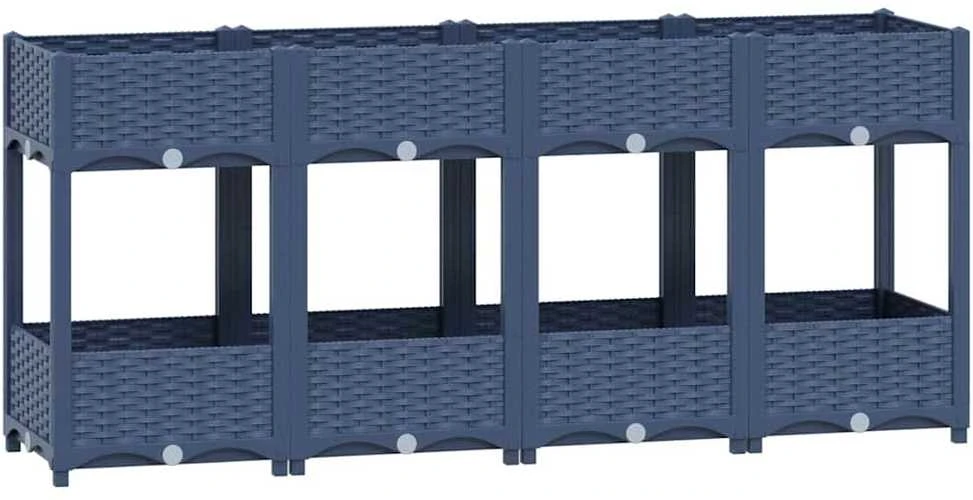 Aukštas lovelis, 160x40x71cm, polipropilenas
