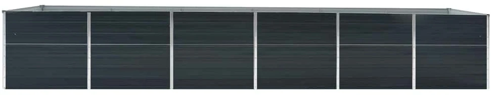 Aukštas lovelis, antracito, 480x80x77cm, galvanizuotas plienas