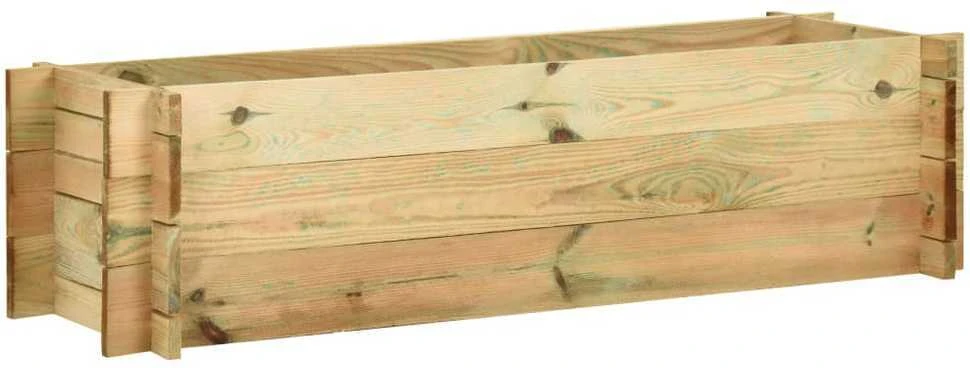 Aukštas lovelis daržovėms, 120cm, impregnuota pušies mediena